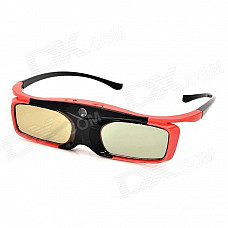 SG16-DLP 3D Active Shutter Glasses for DLP-link Projector - Black + Red