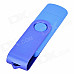 Ourspop SJ-20 Rotary USB 2.0 Flash Disk w/ Micro USB - Blue (64GB)