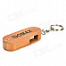 IDOMAX M027 Full Capacity Classics Wood + Bamboo USB 2.0 Flash Drive - Yellow (4GB)