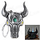 Creative Bull Head Shaped Zinc Alloy Butane Lighter - Grey