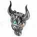 Creative Bull Head Shaped Zinc Alloy Butane Lighter - Grey