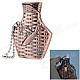 Creative Fish Basket Shaped Zinc Alloy Butane Lighter - Brown