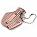 Creative Fish Basket Shaped Zinc Alloy Butane Lighter - Brown