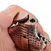 Creative Fish Basket Shaped Zinc Alloy Butane Lighter - Brown