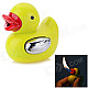 Cute Little Duck Shaped Zinc Alloy Butane Lighter - Yellow