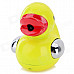 Cute Little Duck Shaped Zinc Alloy Butane Lighter - Yellow