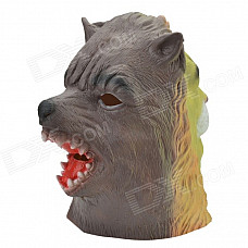 SYVIO Wolf + Lion Head Dual Side Style Mask for Halloween Party / Cosplay - Green + Grey