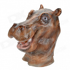 SYVIO Hippopotamus Head Mask for Cosplay / Costume Party - Brown