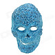 SYVIO Flower Skull Style Mask for Halloween Costume Party - Blue