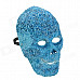 SYVIO Flower Skull Style Mask for Halloween Costume Party - Blue