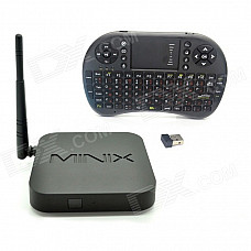 MINIX NEO X6 Quad-Core Android 4.4.2 TV Player + Mini Keyboard - Black (Russian)