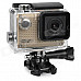 S30W Water Resistant 1.5" TFT CCD 1080P HD 150' Wide-Angle Sports Camcorder w/ Wi-Fi - Gold + Black