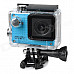 S30W Water Resistant 1.5" TFT CCD 1080P HD 150' Wide-Angle Sports Camcorder w/ Wi-Fi - Blue + Black