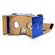 DIY Google Cardboard Virtual Reality 3D Glasses w/ NFC for 4~7" Cell Phone - Blue