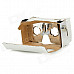 DIY Google Cardboard Virtual Reality 3D Glasses w/ NFC for 4~7" Cell Phone - Silver