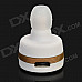 ZY ZY-S8 Mini Bluetooth V3.0 1-to-2 In-Ear Earphone w/ Microphone - White + Gold