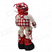 NEJE ST0006-4 Christmas Stretch Santa Claus Gift Snowman Doll - Red + White