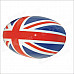 Carking D1409118 UK Flag Pattern ABS Car Door Mirror Stickers - Red + Blue + Multi-Color (2 PCS)