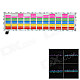 LIT 45 x 11cm Car Decorative Voice Sensor Sound Controlled 5-Color LED Light Sticker - Multicolored