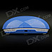 TOZ Beetle Style Dual-Mode Bluetooth V4.0 Multimedia Player Speaker - Blue + White