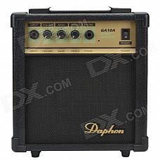 Daphon GA10A 10W 40dB Guitar Amplifier w/ Volmue, Bass, Treble, Phone Functions & LED Indicator