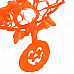 Halloween / Dancing Party Plastic Decorative Flower - Orange