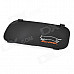 EDCGEAR Car Sun Visor Hanging Zipped Storage Bag Pouch - Black