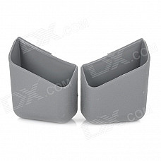 Multifunctional Car Storage Box Container - Grey