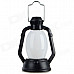 Halloween Funny Face Shaped Hand Lamp - White + Black (3 x AG13)