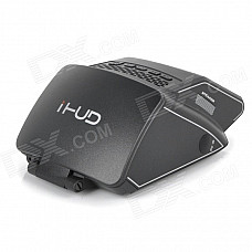 Springteq BK-U240 iHUD Head-Up Display Windshield Projector w/ 5.0" Virtual Display + GPS - Black