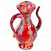 sysh0039 Traditional Chinese Style Flagon Shaped Butane Butane Lighter - Red + Multi-Color