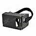 DIY Virtual Reality Paper Card Google Cardboard Resin Glasses - Black