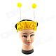 Halloween Costume Accessory Props Elastic Bumblebee Hat - Yellow + Black