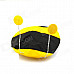 Halloween Costume Accessory Props Elastic Bumblebee Hat - Yellow + Black