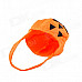 Halloween Costume Prop Pumpkin Style Purse Handbag - Orange