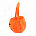 Halloween Costume Prop Pumpkin Style Purse Handbag - Orange