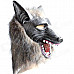 Halloween Costume Party Wolf Head Mask - Grey (Free Size)