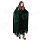 Halloween Masquerade Costume Props Polyester Witch Cloak - Green (Free Size)
