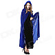 Halloween Masquerade Costume Props Polyester Witch Cloak - Blue (Free Size)