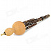 HLS-002 Chinese Style C-Tone Cucurbit Flute - Brown + Wood Color