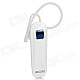 ORICORE Q7 Bluetooth V4.1 Earhook Headset for Microphone - White + Black