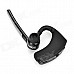 A8 Bluetooth V4.0 Earhook Headset w/ Microphone - Black