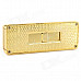 USB Rechargeable Zinc Alloy Electronic Cigarette Lighter - Golden