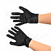 Halloween's Makeup Ghost Hand Gloves - Black + White (Pair)