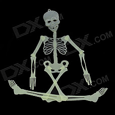 Skull Skeleton Style Glow-in-the-Dark Gadget for Halloween - Green