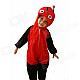Ladybird Ladybug Style Coverall Suit - Red + Black