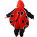 Ladybird Ladybug Style Coverall Suit - Red + Black