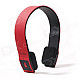 VEGGIEG V6100 Bluetooth V4.0 + EDR Headphone w/ Microphone - Red