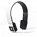 VEGGIEG V6100 Bluetooth V4.0 + EDR Headphone w/ Microphone - White + Black