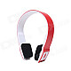 2.4G Wireless Bluetooth V3.0 EDR Stereo Headset Headphone w/ Mic for IPHONE / IPAD + More - Pink